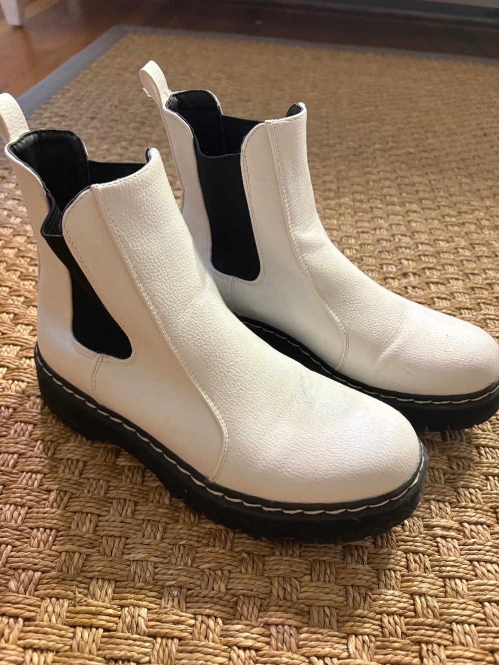 White boots